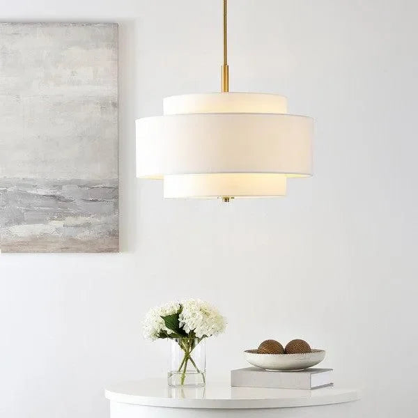 Cambrie Cotton Chandelier in White - The Mayfair Hall