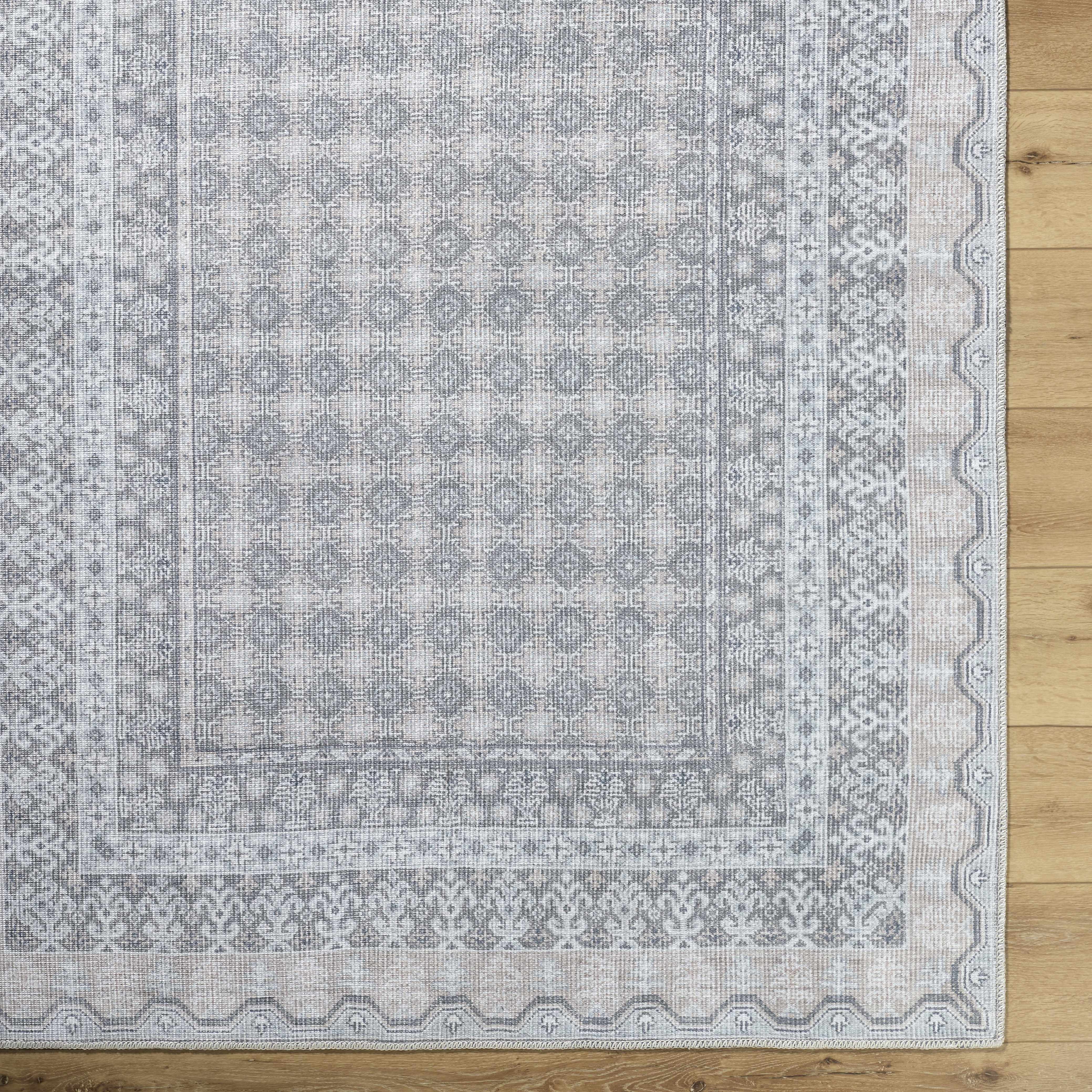 Rainier Blue Washable Rug | Our PNW Home X Livabliss