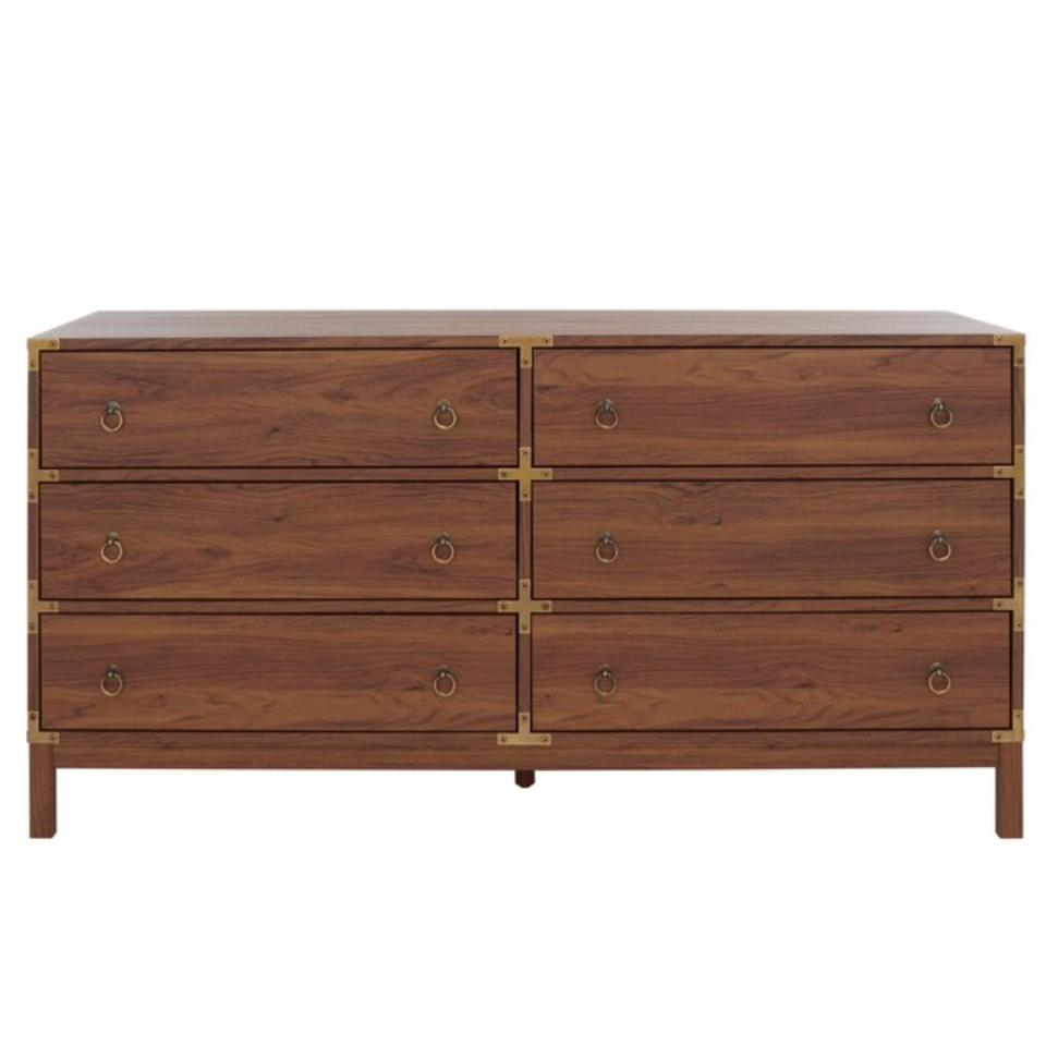 Galio 6 Drawer Chest in Walnut