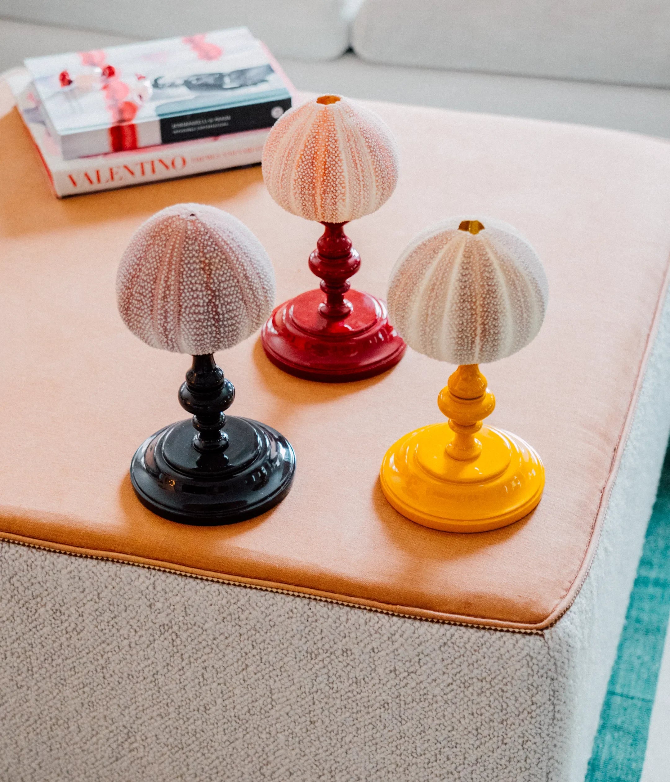 Noto Lacquered Sea Urchin Object, Marrone - The Mayfair Hall