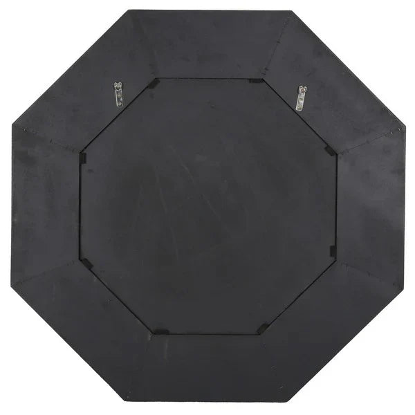 Lacarlo Octagan Wood Mirror in Natural