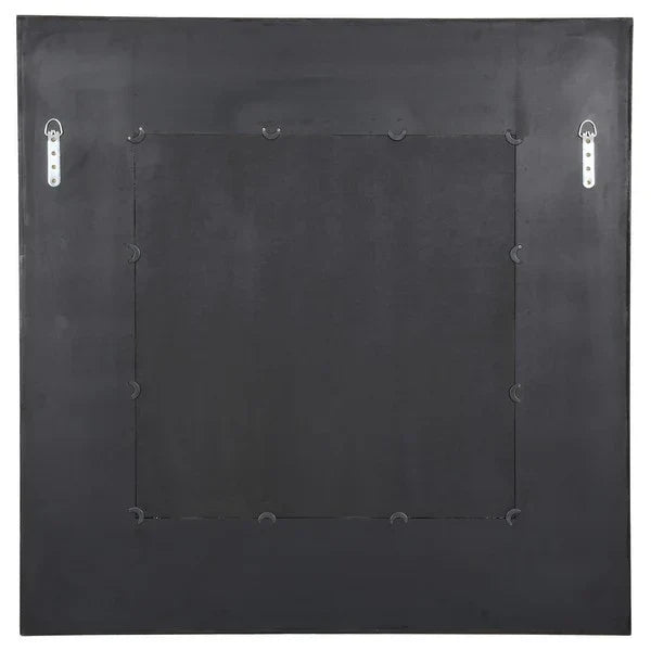 Kaya Walnut Finish Square Wood Mirror