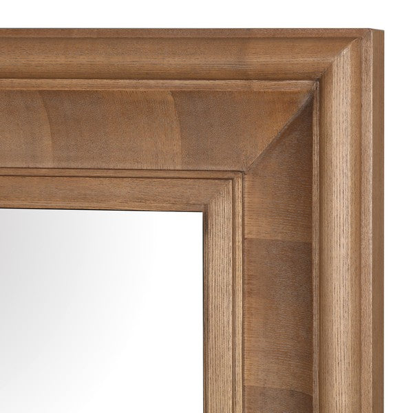 Kaya Rectangle Wood Mirror in Natural