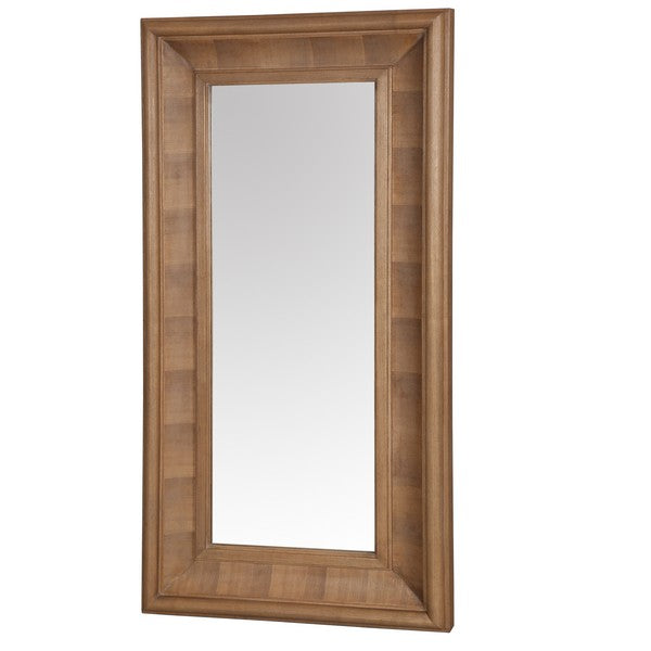 Kaya Rectangle Wood Mirror in Natural