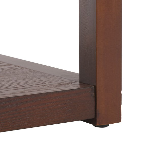 Omara 4 Tier Console Table in Walnut