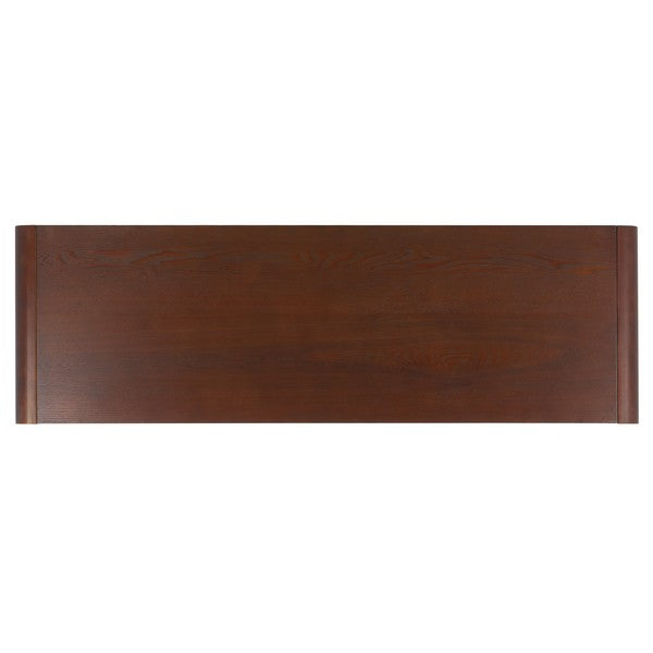 Omara 4 Tier Console Table in Walnut