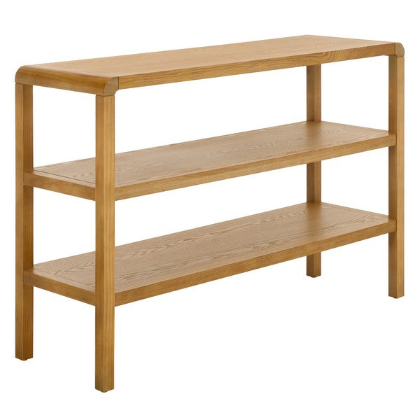 Omara 2 Shelf Console Table in Natural
