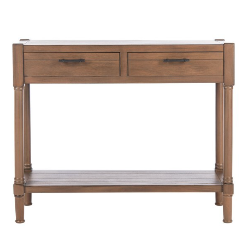 Filbert 2 Drawer Console Table in Brown