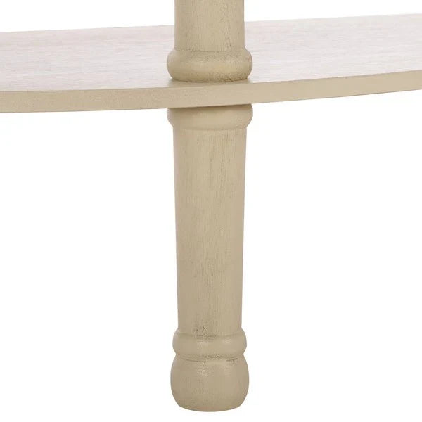 Tinsley Half Round Console Table in Sand