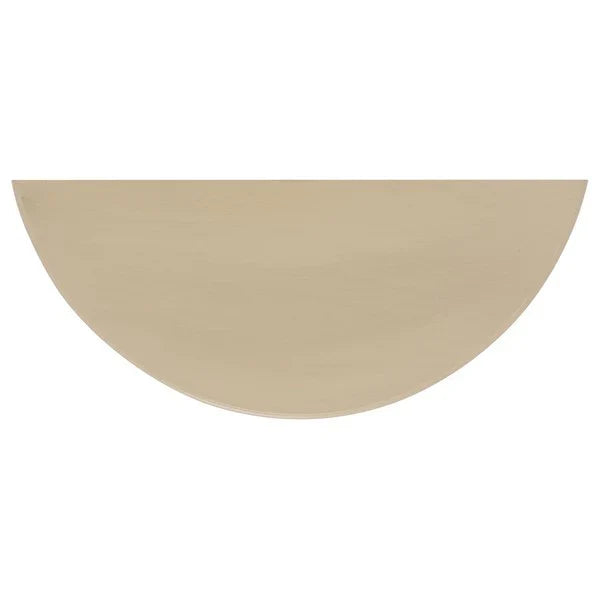 Tinsley Half Round Console Table in Sand