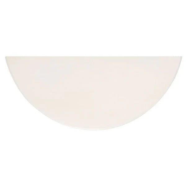 Tinsley Half Round Console Table in Ivory