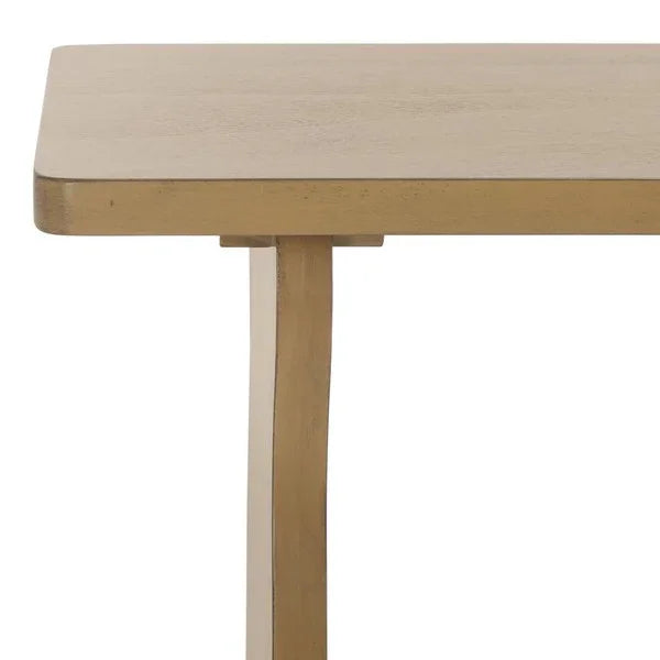 Preslyn Wood Console Table in Desert Brown - The Mayfair Hall
