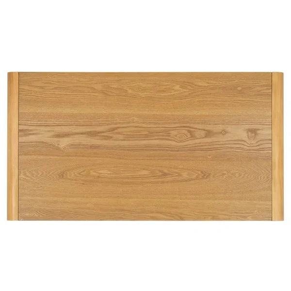 Omara Wood 2-Tier Coffee Table in Natural - The Mayfair Hall