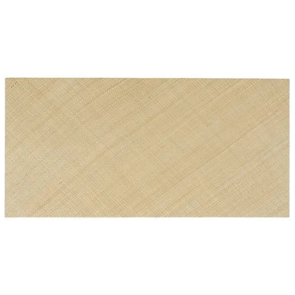 Apis Raffia Wood Coffee Table in Natural with Shelves - The Mayfair Hall