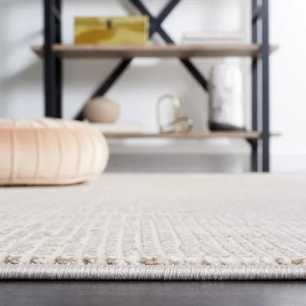 Continental Polyester Rug in Ivory and Beige - The Mayfair Hall