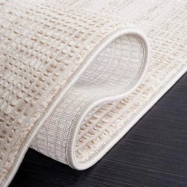 Continental Polyester Rug in Ivory and Beige - The Mayfair Hall