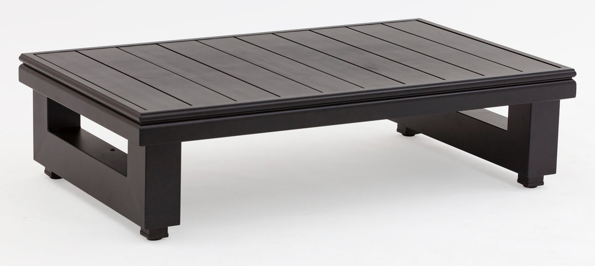 Montford Aluminum Coffee Table in Black