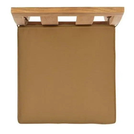 Montford Brazilian Teak Wood Dining Chair in Brown with Cushion (Set of 2) - The Mayfair Hall