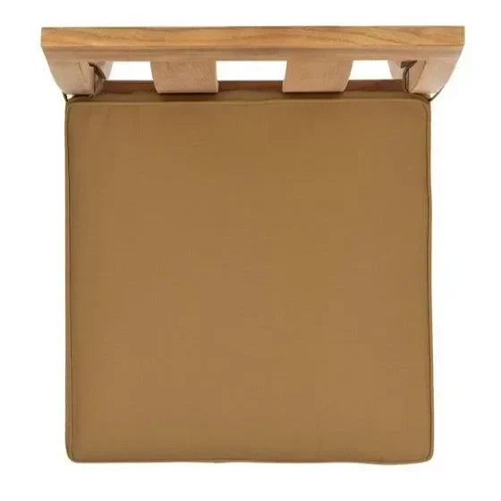 Montford Brazilian Teak Wood Dining Chair in Brown with Cushion (Set of 2) - The Mayfair Hall