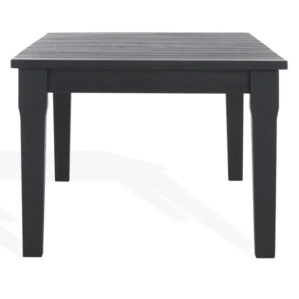 Martinique Wood Patio Coffee Table in Black - The Mayfair Hall