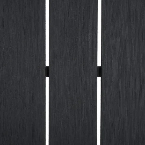 Martinique Wood Patio Coffee Table in Black - The Mayfair Hall