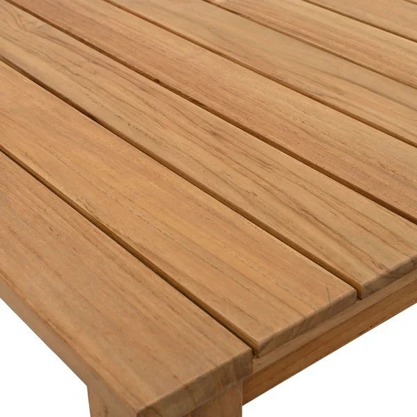 Martinique Wood Patio Coffee Table in Teak