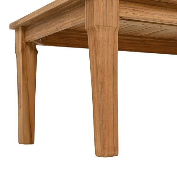 Martinique Wood Patio Coffee Table in Teak