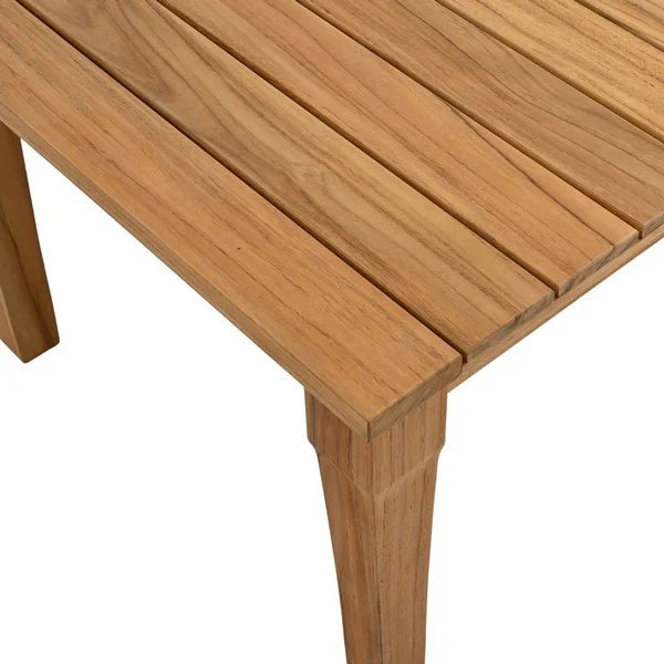 Martinique Wood Patio Coffee Table in Teak