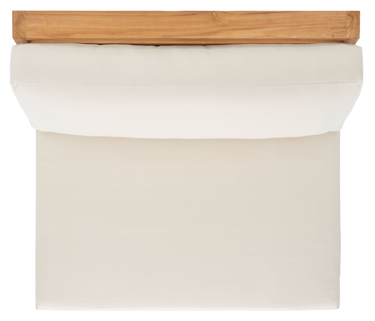 Julianne Brazilian Teak Patio Chair in Natural and Beige