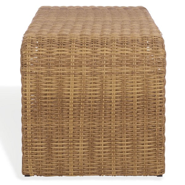Lynsee Wicker Bench in Natural