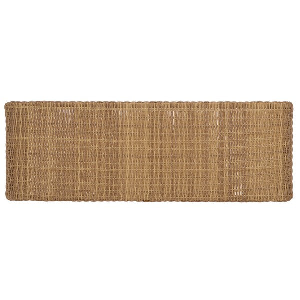 Lynsee Wicker Bench in Natural