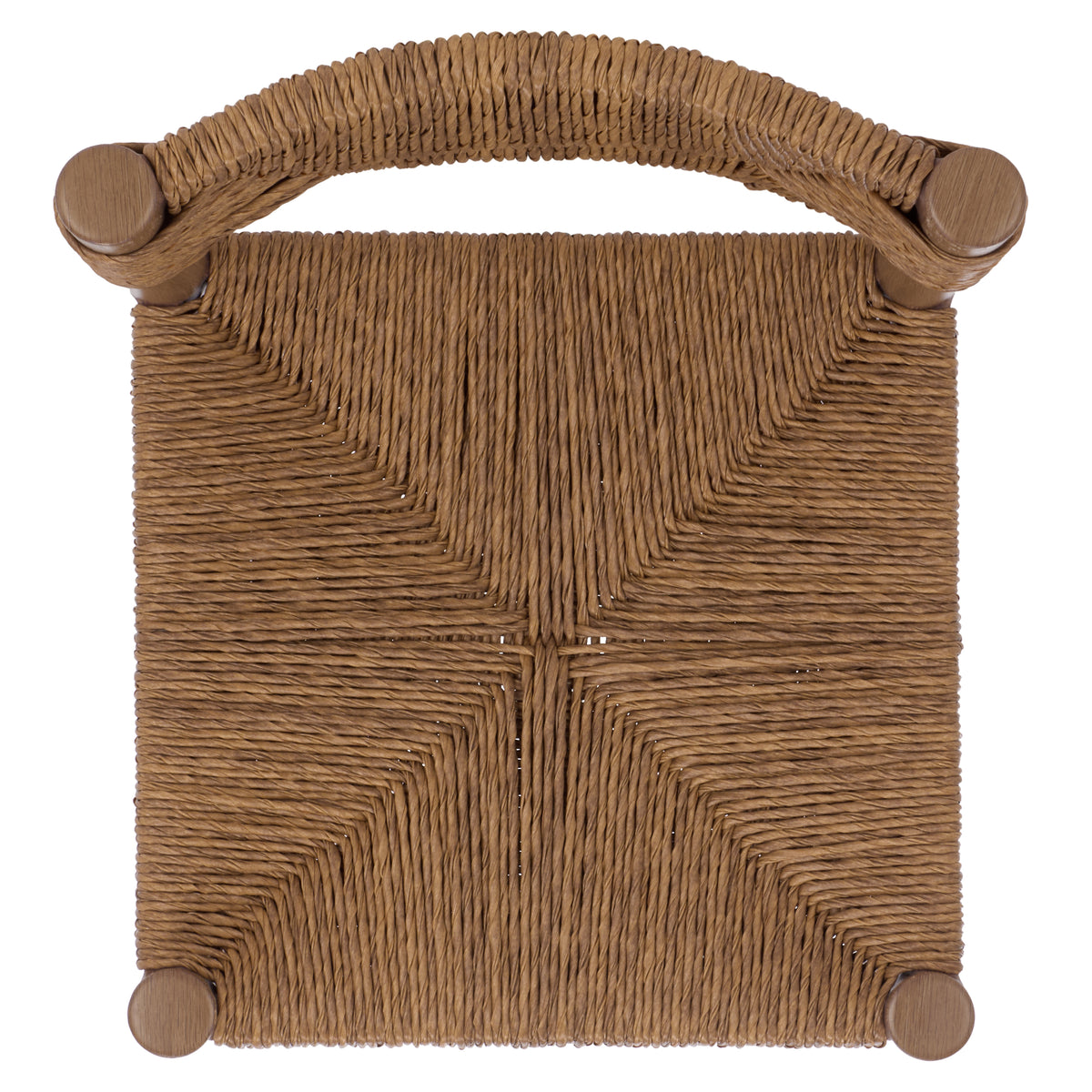 Romona Rattan Weaving Outdoor Dining Chair in Brown
