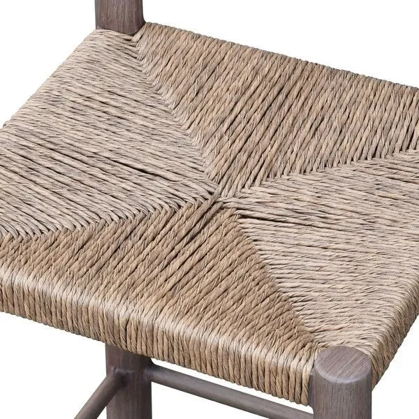 Romona Rattan Outdoor Bar Stool in Brown - The Mayfair Hall