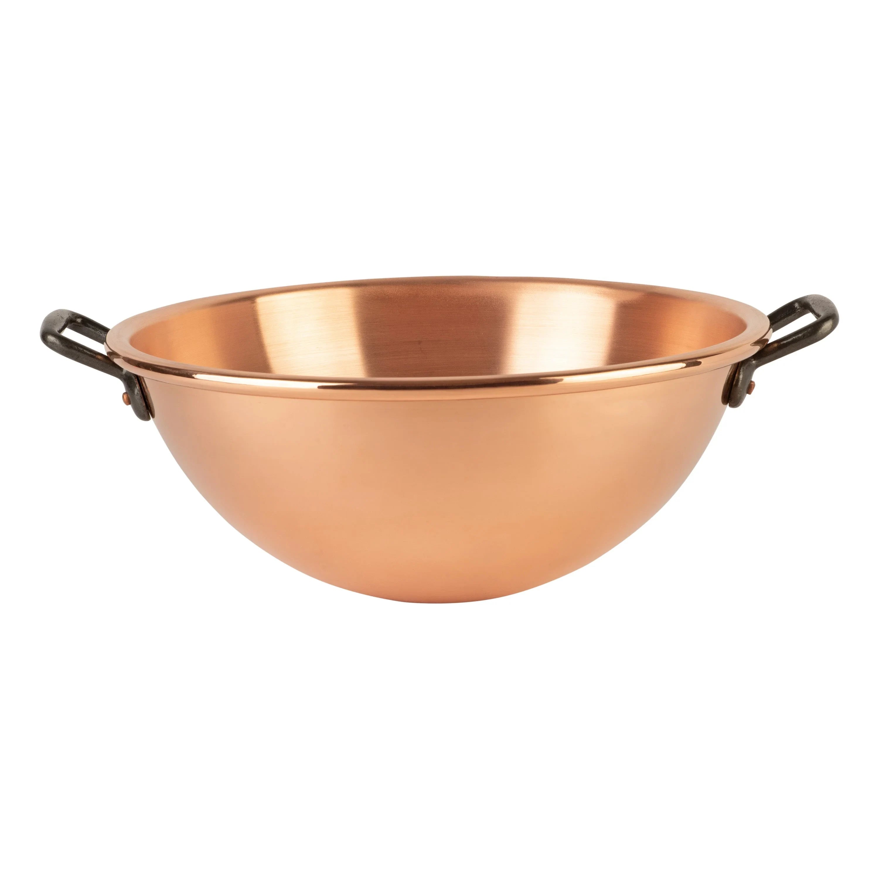 Pure copper whipping bowl, 6.3 qt