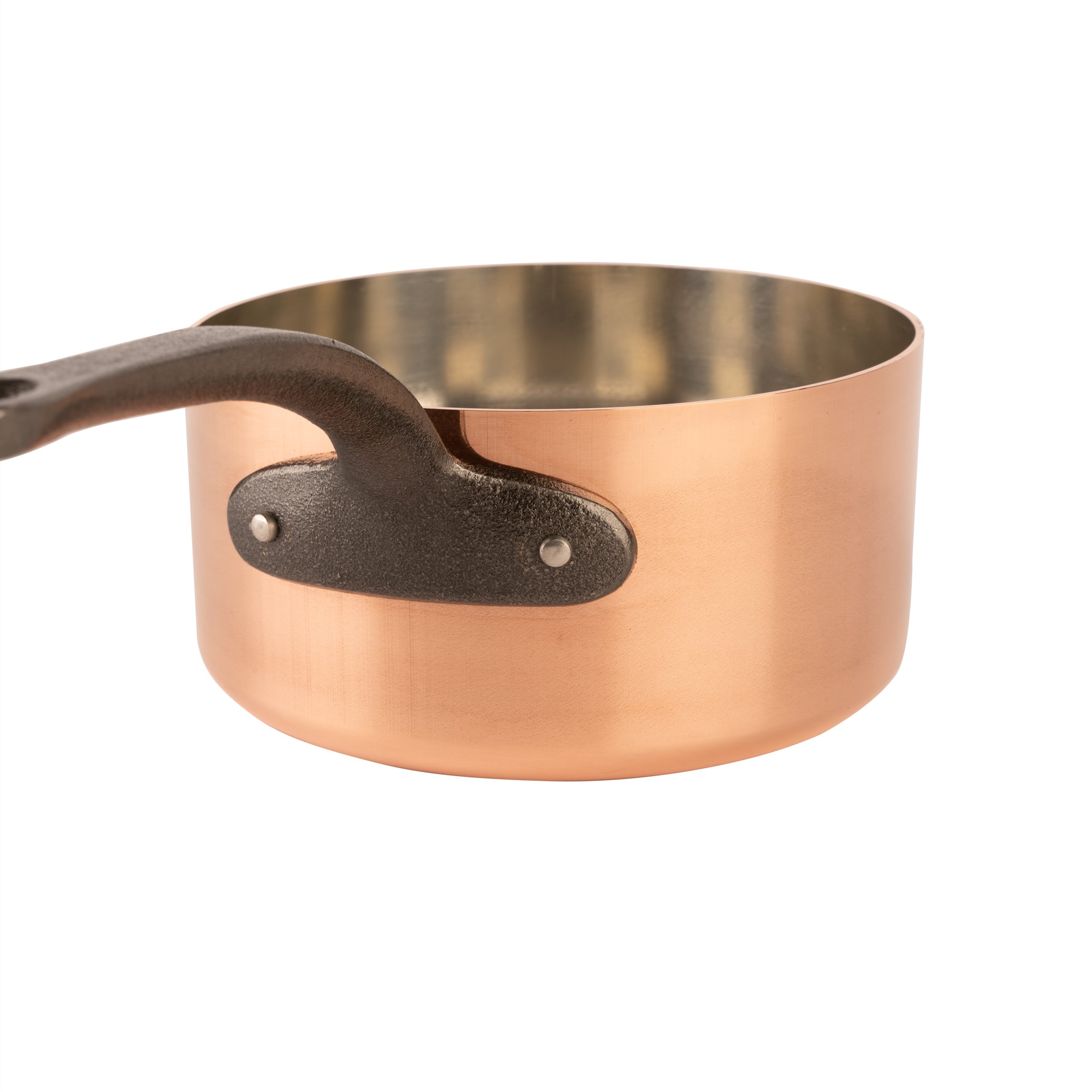 Tinned copper saucepan