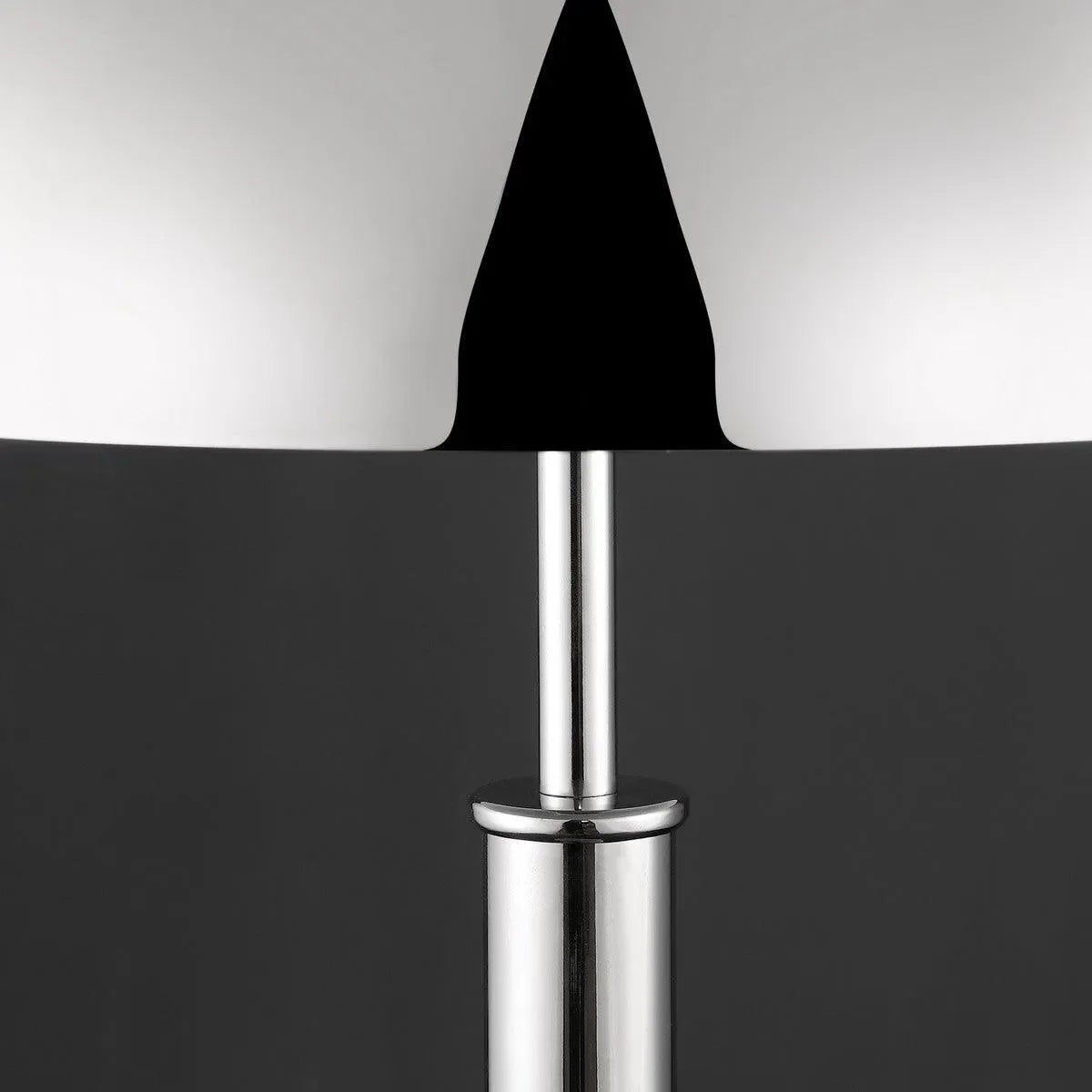 Harvey Metal Table Lamp in Nickel - The Mayfair Hall