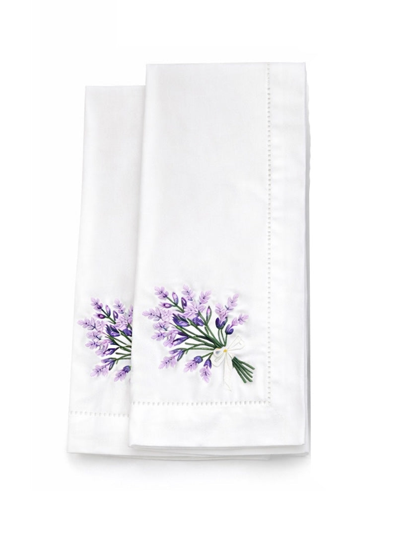 Dinner Napkin, Hydrangea (White), Set of 2