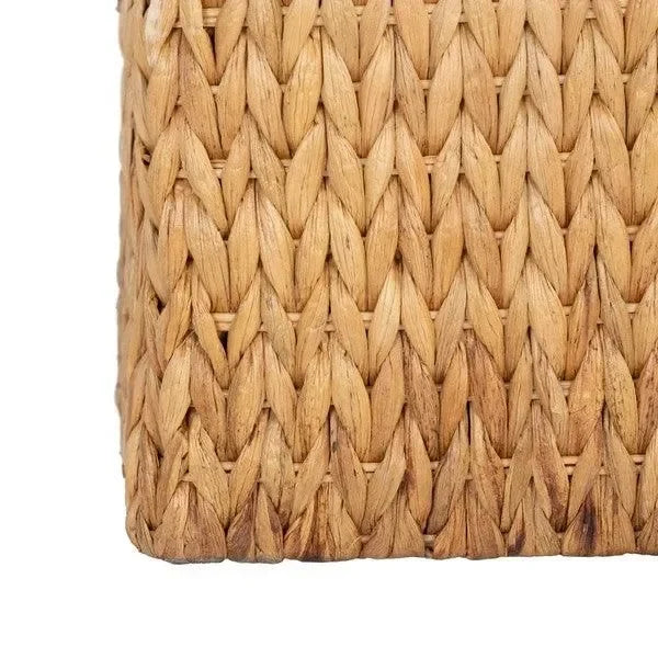 Solomon Water Hyacinth Dining Chair in Natural and Beige - The Mayfair Hall