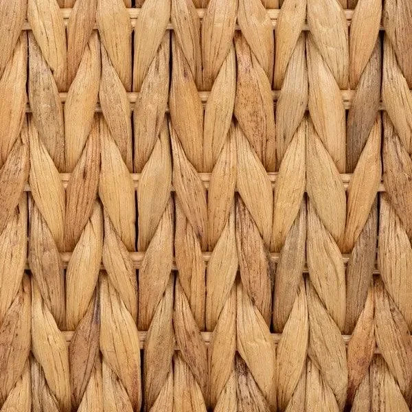 Solomon Water Hyacinth Dining Chair in Natural and Beige - The Mayfair Hall