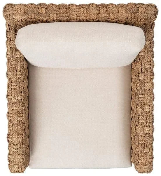 Safavieh Gregory Natural-Beige Water Hyacinth Accent Chair