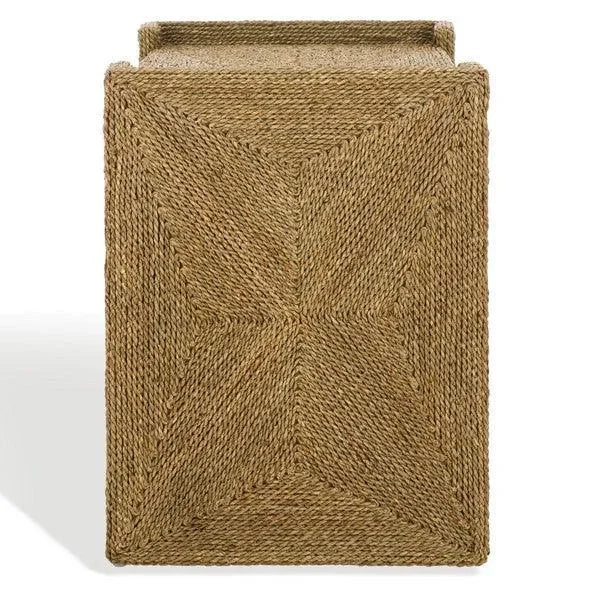 Wynima Sea Grass Accent Table in Natural - The Mayfair Hall