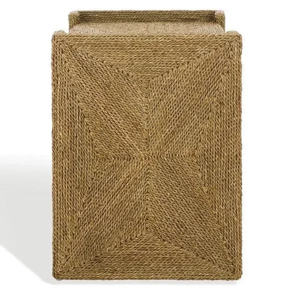 Wynima Sea Grass Accent Table in Natural - The Mayfair Hall