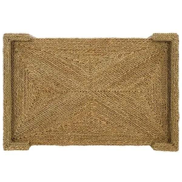 Wynima Sea Grass Accent Table in Natural - The Mayfair Hall