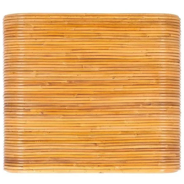 Dellabryn Rattan Accent Table in Natural - The Mayfair Hall