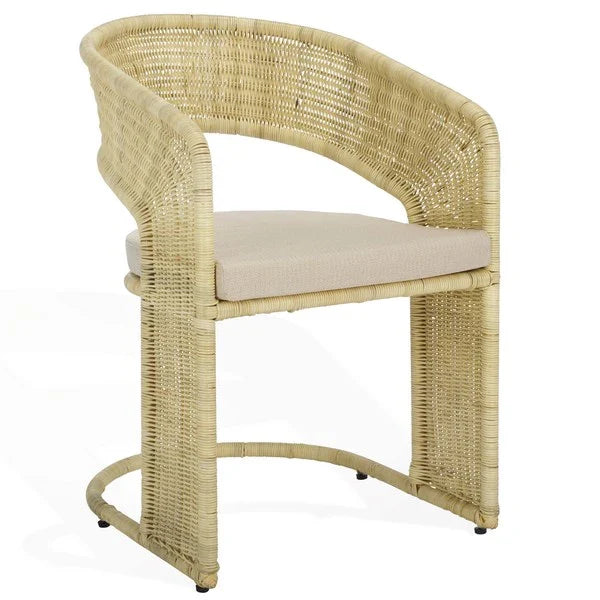 Krystalina Rattan Dining Chair in Natural