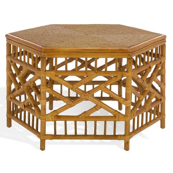 Frederica Rattan Coffee Table in Natural
