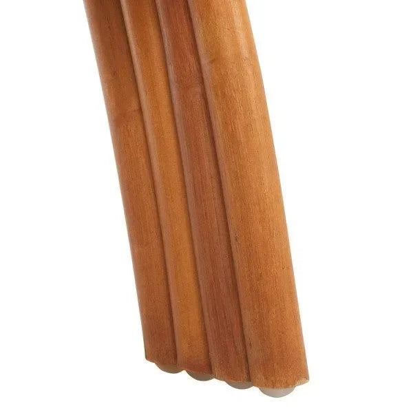 Demarco Rattan Accent Chair in Natural and White with Curved Back - The Mayfair Hall