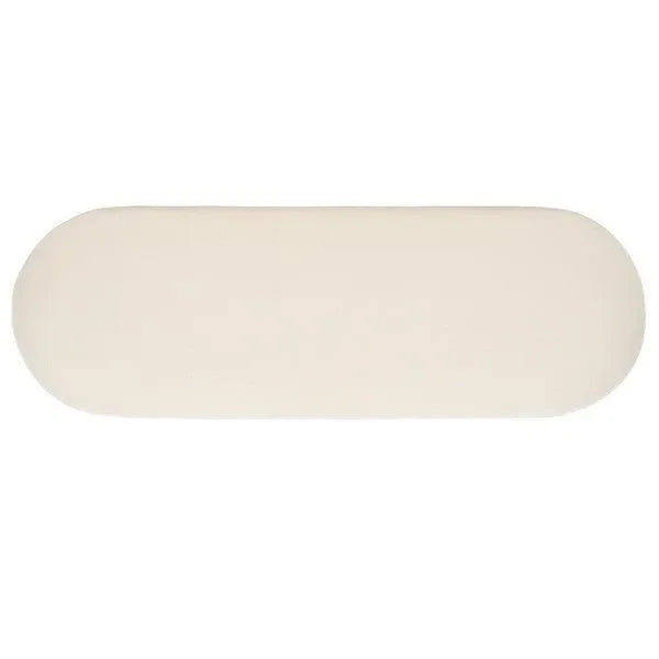 Bayard Rattan Bench in Natural/White with Storage