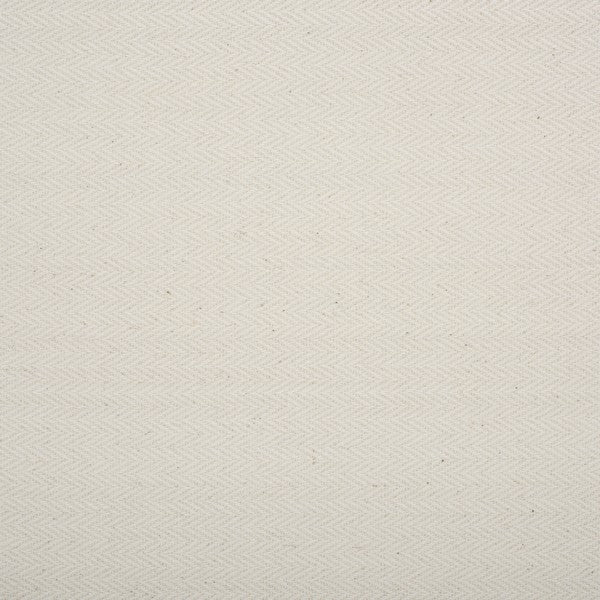 Cherilynn Rattan Pole Ottoman in Natural with White Cushion