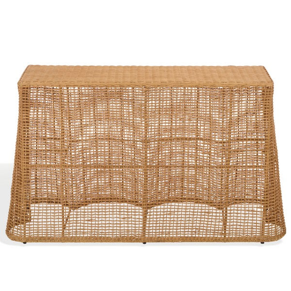 Jilliette Rattan Console Table in Natural